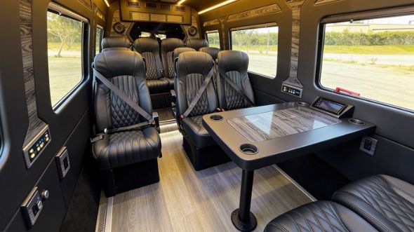 lakewood 12 passenger sprinter van interior